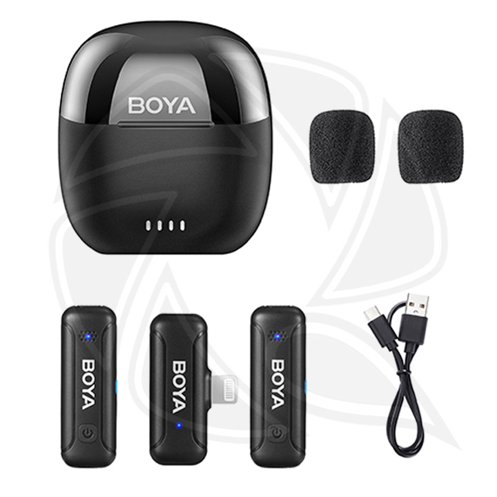 BOYA - BY-WM3T-D2  Dual Channel Wireless Microphone for iOS Mobile