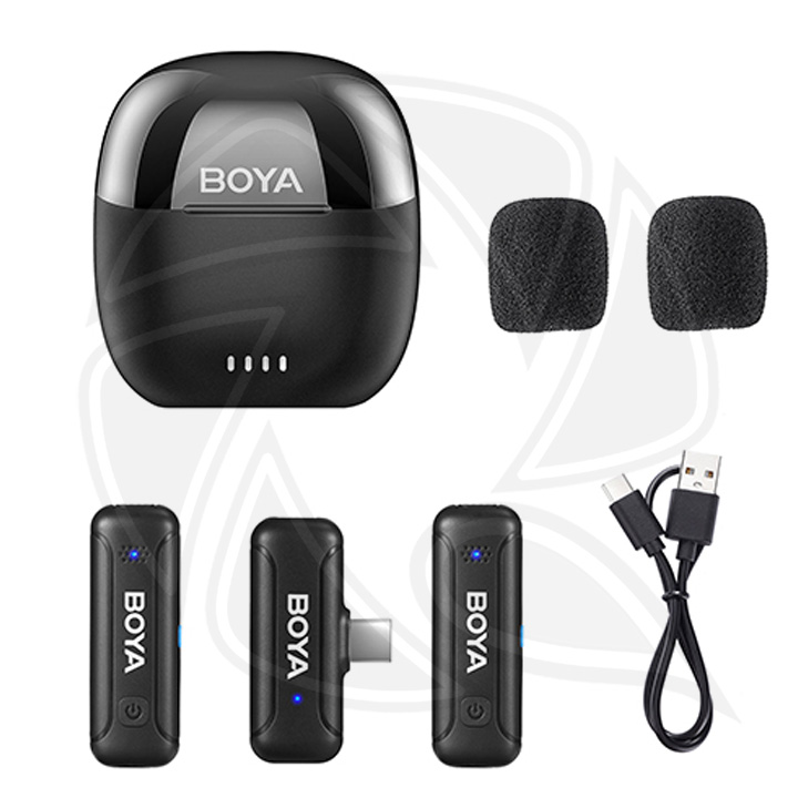 BOYA - BY-WM3T-U2  Dual Channel Wireless Microphone for Tape-C Mobile