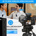 BOYA BY-XM6-S2 Mini Digital Camera-Mount True-Wireless 2-Person Microphone System (2.4 GHz) (Neck mic. Wireless)