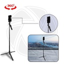 JMARY- KT239 Rotation Design Camera Mount Holder 1.75m Telescopic Phone Selfie Stick Tripod