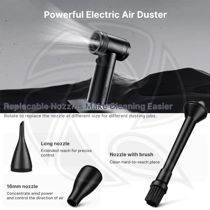 ULANZI  Powerful Electric Air Duster Black Kit (BS380FB)