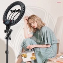 JMARY- FM-14R 35cm Bi-color RING LIGHT with STAND