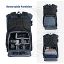 KF13.066V10 Multifunctional Camera Backpack,DSLR/SLR Photography Backpack Fits 15.6 inch Laptop