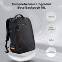 KF13.140 Concept18L Softshell Lightweight Beta Camera Backpack