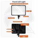 QPS- FM-17RS Bi-color (40w) Panel Studio Soft Light Photography with Light Stand