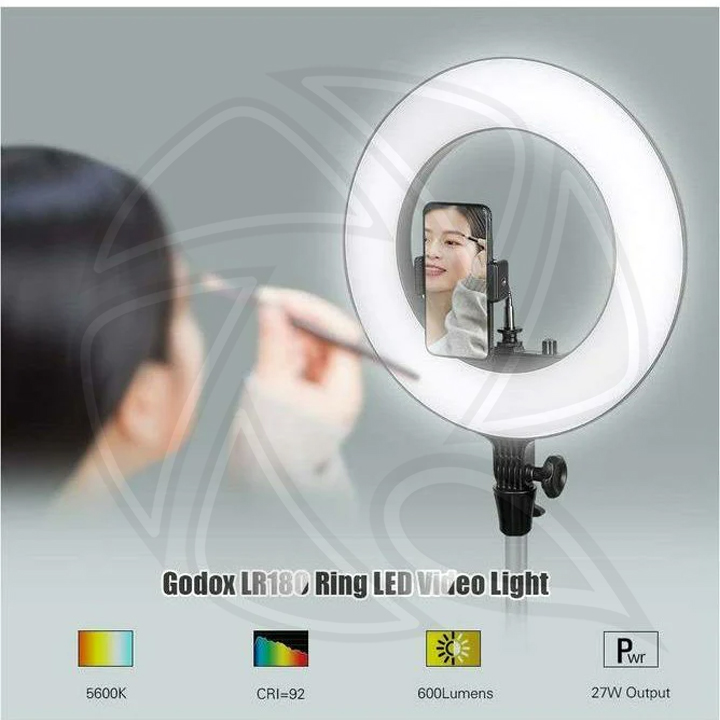 Godox LR180 Daylight Ringlight  36cm with Light Stand