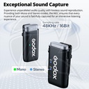 Godox WEC 2-Person Wireless Microphone System for Cameras and Mobile Devices (2.4 GHz) (Neck Mic.)