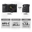 Sony Alpha a6600 Mirrorless Digital Camera with18-135mm Lens
