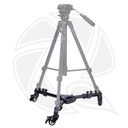 YUNTENG 901 Heavy Duty Folding 3 Wheels Slider Tripod Dolly