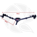 YUNTENG 901 Heavy Duty Folding 3 Wheels Slider Tripod Dolly