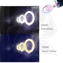 Yidoblo  DS-06 Beauty selfie light ring touch sensor mobile phone accessories with Lens