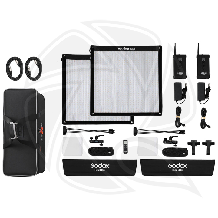 GODOX FL150S 60X60cm FLODABLE LED LIGHT  2KIT