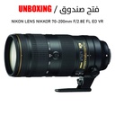 NIKON LENS NIKKOR 70-200mm F/2.8E FL ED VR