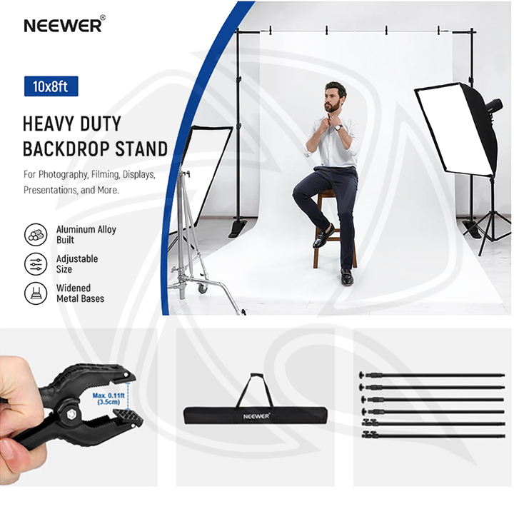 NEEWER 10X8FEET (300X240cm) STANDS FPR PAPER BACKDROP  NK-ST300  (10103071)