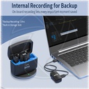 BOYA -BOYAMIC 3-in-1Wireless Mic with On-Board Recording  (Neck mic. Wireless)