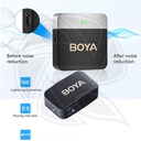 BOYABY-M1V5 Wireless Microphone System for iOS Devices (2.4 GHz)(Neck mic. Wireless)