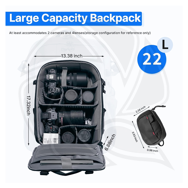 Ulanzi BP09 Camera Backpack 22L B011GBB1