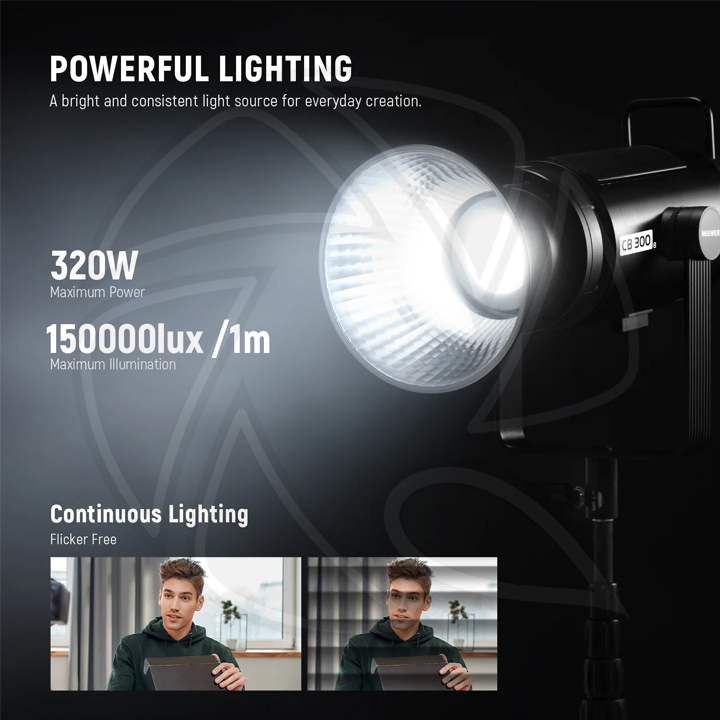 NEEWER UPDATED CB300B BI-COLOR LED VIDEO LIGHT  WITH APP CONTROL (10103256)