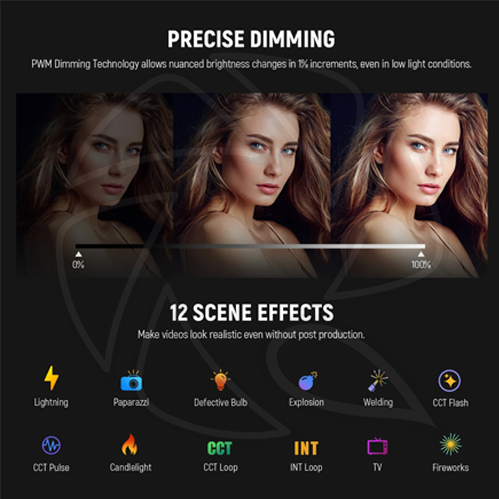 NEEWER UPDATED CB300B BI-COLOR LED VIDEO LIGHT  WITH APP CONTROL (10103256)