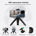 KF09.128V3 Cell Phone Tripod MS02 13.4''/34cm phone tripod with remote