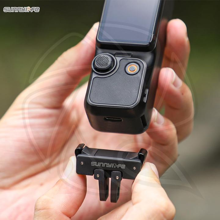 SUNNY LIFE OP3-AD824 Foldable Quick Release Adapter for pocket 3 Aluminum Alloy