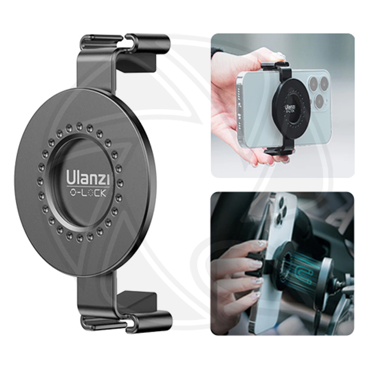 QPS- ULANZI Suction Cup Magic Arm with Magnetic Smartphone Clip