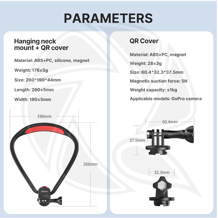 QPS-Magnetic Neck Holder Mount with Phone Holder