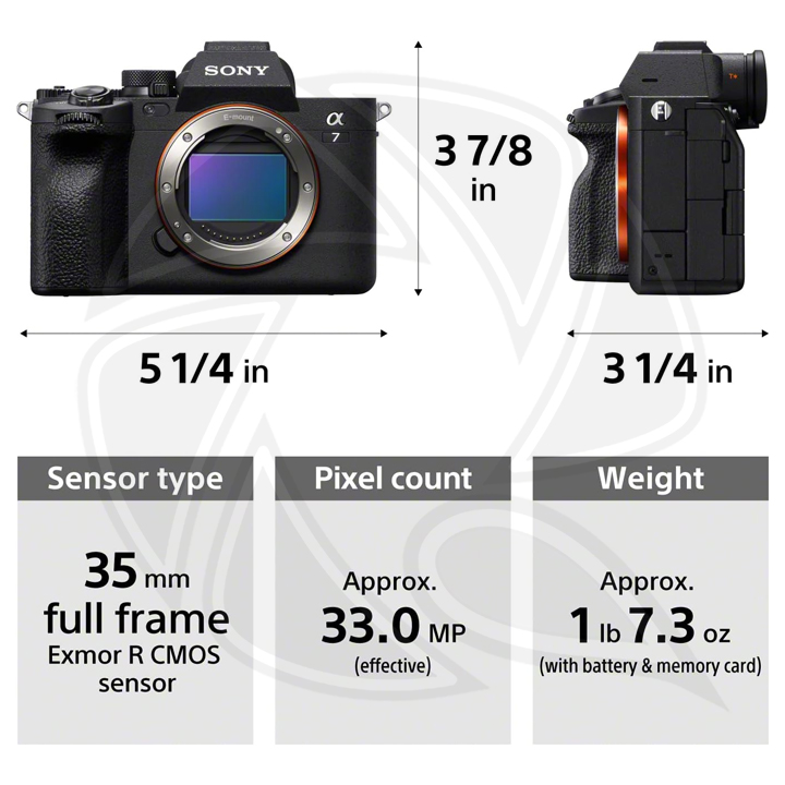 SONY Alpha a7IV Mirrorless Digital Camera with 28-70mm with Accessories