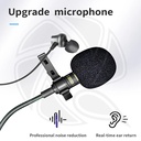 JMARY MC-R5 Professional 3.5mm  lavalier microphone with earphone