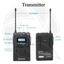 BOYA - TX8 PRO - UHF Dual Channel Wirless Transmitter