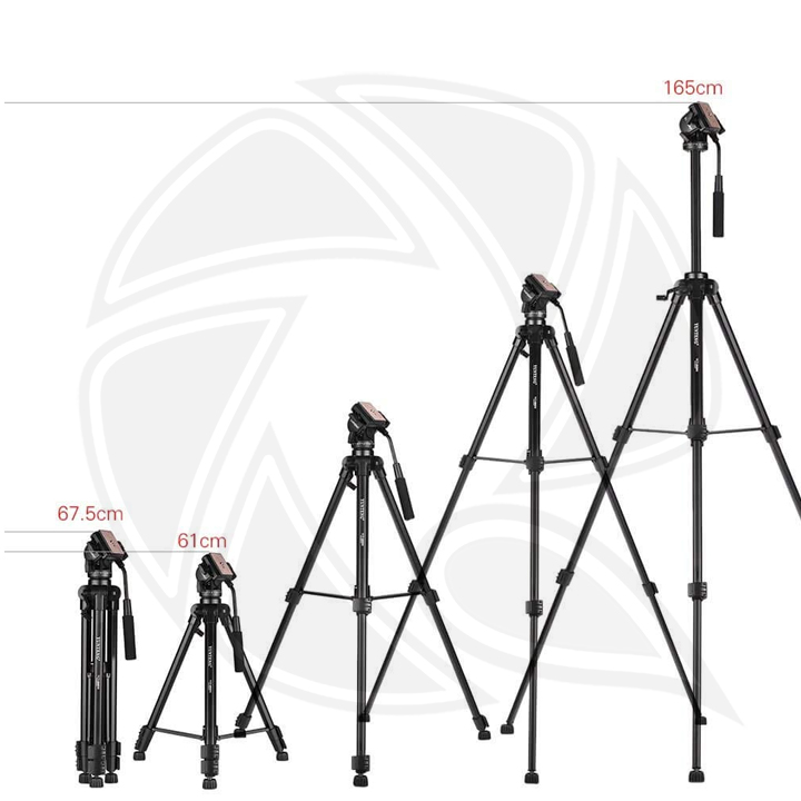 YUNTENG TRIPOD STAND VCT-880 with Mobile Holder