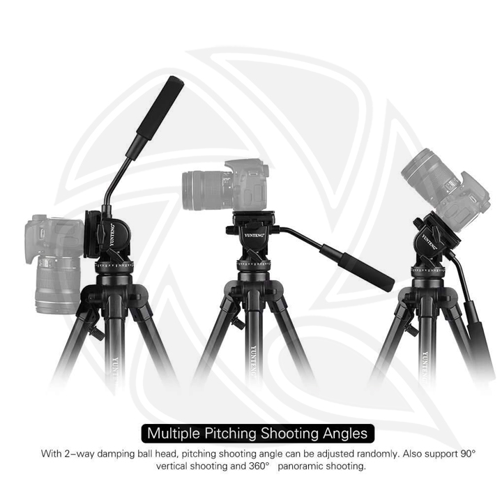 YUNTENG TRIPOD STAND VCT-880 with Mobile Holder