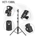 YUNTENG  VCT-1388L (175cm) Portable Selfie Stick Tripod Bluetooth Remote Control