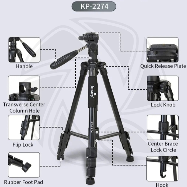 JMARY KP2274 Professional Overhead Tripod 167cm