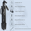 JMARY KP2294 Professional Over Head Tripod 179cm