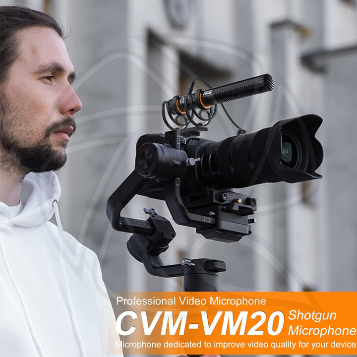 COMICA VM20 Multi-Functional Super Cardioid Condenser Shotgun Microphone