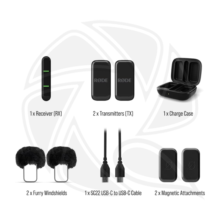 RODE Ultra-compact Wireless Micro Microphone Dual person Type c (WIMICROC)