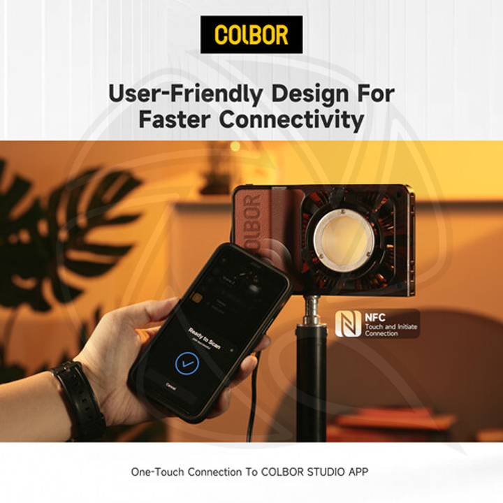 COLBOR W100R RGB Portable LED Video Light at 100W COLBOR