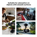 KF31.100 4.5&quot; Suction Cup Camera Mount with Double Ball Head Magic Arm, Mobile Phone Clamp, Gopro Adapter Accessories, 3/8&quot; to 1/4&quot; Adapter Screw, MS45