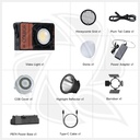 COLBOR W100R RGB Wonder Series Pocket COB Video Light 100W Kit