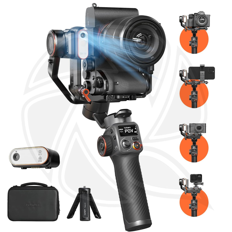JMARY MT2 iSteady Kit hohem 4in1 Camera Stabilizer with Fill Light &amp; Al Vision Sensor