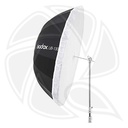LIFE OF PHOTO AU48SH 130cm parbolic umbrella black/sliver &amp; difuser
