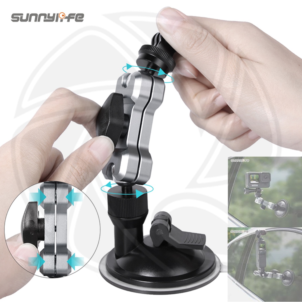 Sunnylife Adjustable Metal Sucker Mount in Car TY-Q9415