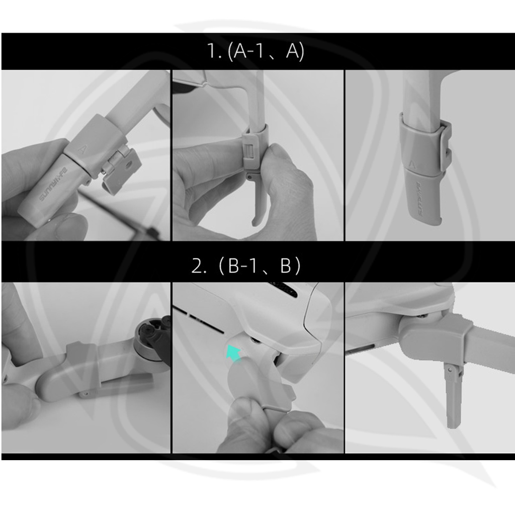 Sunnylife Heightening Foldable Landing Gears for Mini SE/MINI2 - MM-LG541