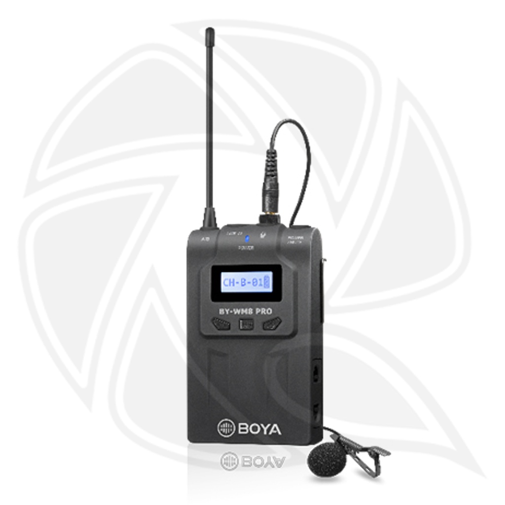 BOYA - TX8 PRO - UHF Dual Channel Wirless Transmitter (Neck mic. Wireless)