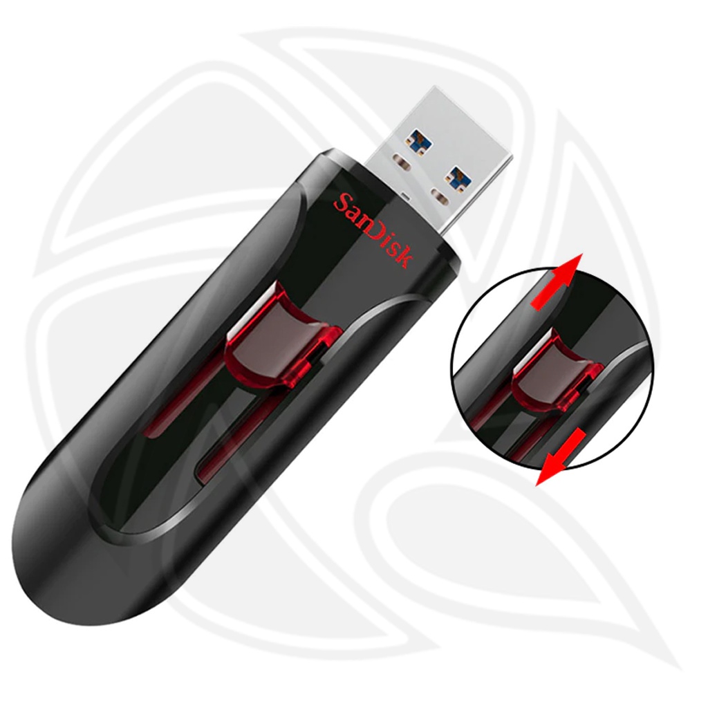 SanDisk CRUZER GLIDE 64GB USB 3.0 FLASH DRIVE