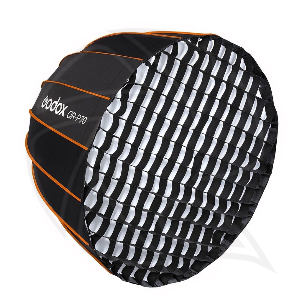 GODOX QR-P70G Quick Release Parabolic  Softbox with Grid