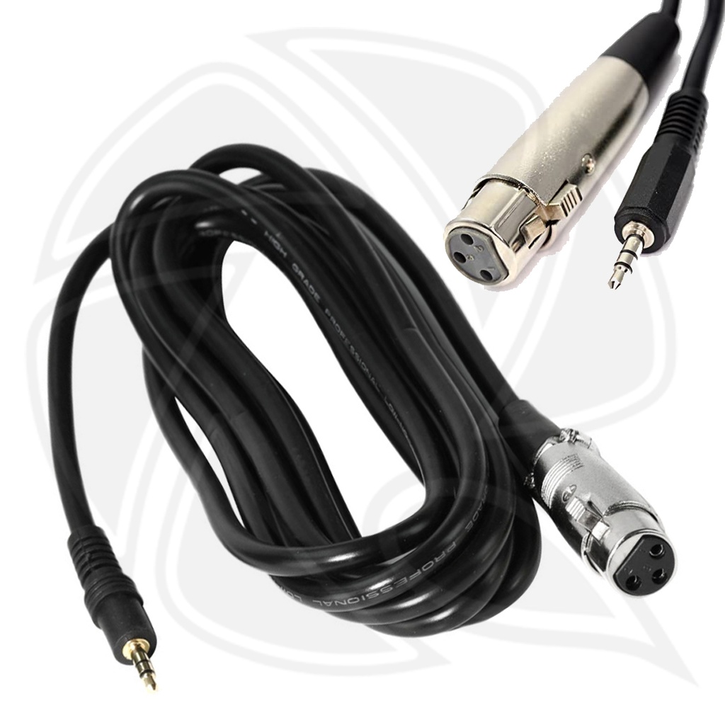 Stereo Jack to XLR2 MICROPHONE CABLE 3.5mm -10M 