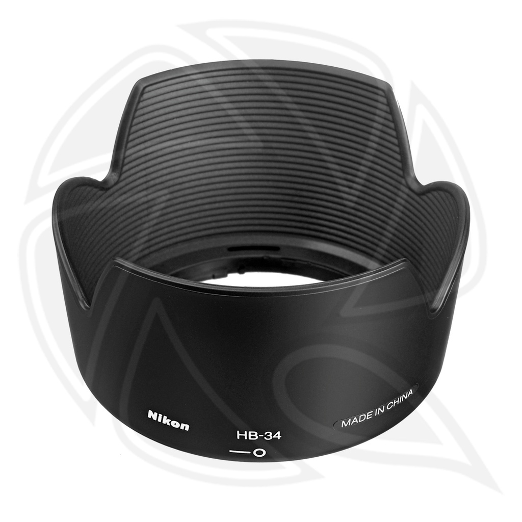 HB-34 LENS HOOD - NIKON AF-S DX Zoom-NIKKOR 55-200mm f/4-5.6G ED