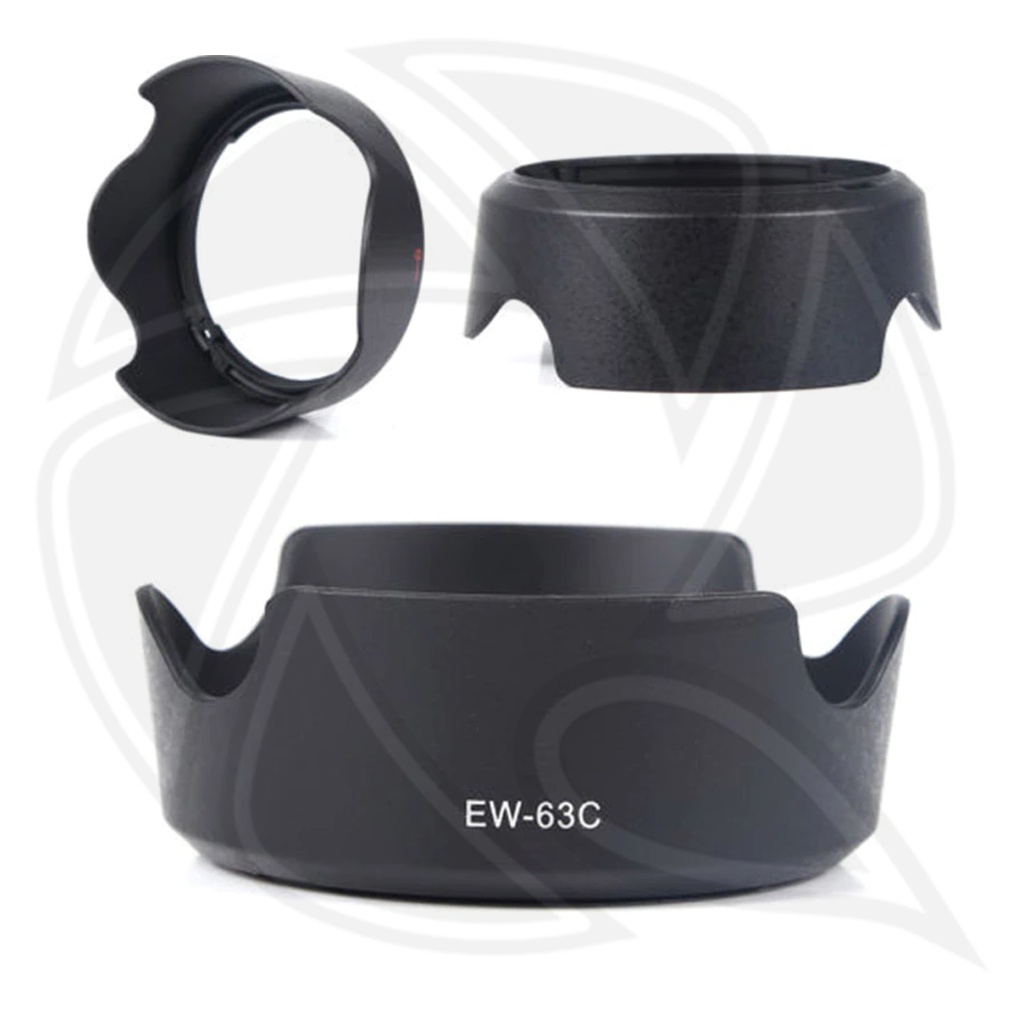 EW-63C LENS HOOD - CANON EF-S 18-55mm f/3.5-5.6 IS STM &amp;  EF-S 18-55mm f/4-5.6 IS STM &amp; RF 24-50mm F4.5-6.3 IS STM